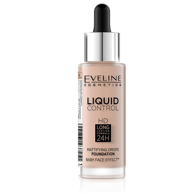 Тон.крем Eveline Liquid Control 020