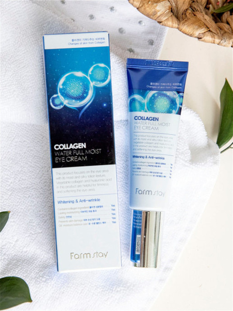 FarmStay Collagen Крем д/глаз коллагеновый water ful moist eye cream