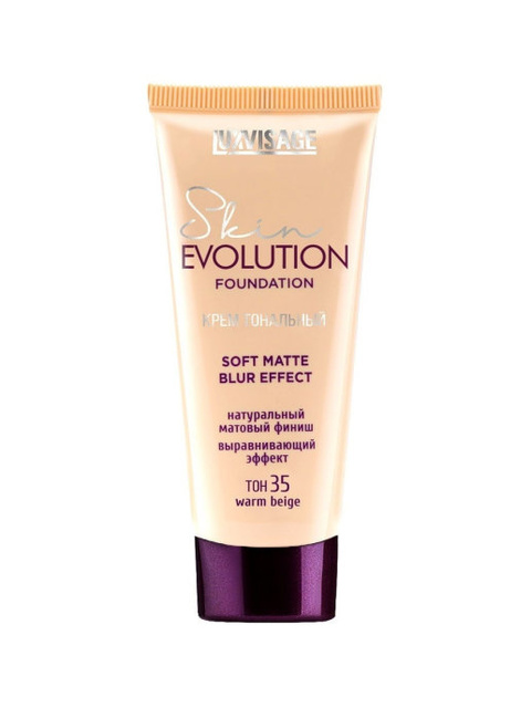 ЛВ Тональный крем Skin Evolution soft matte blur effect т.35 warm beige