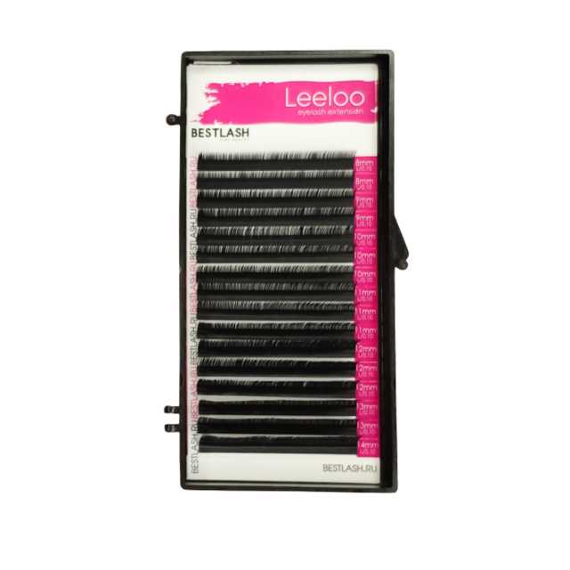 Ресницы LeeLoo D/0,07 mixes 8-14 mm, 16 линий