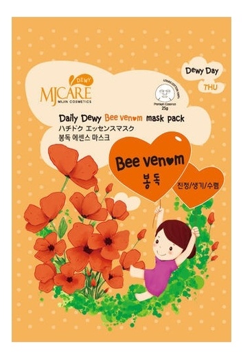 МЖ Daily Dewy Маска д/лица тканевая с пчелиным ядом 25гр