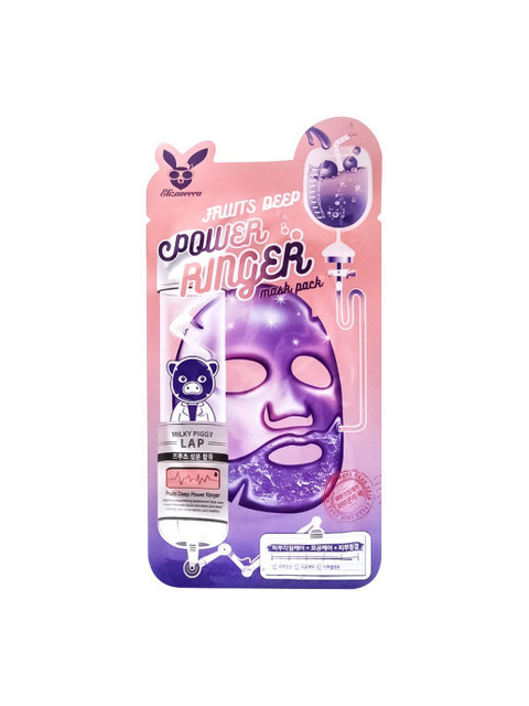 ЕЛЗ POWER RINGER Маска для лица тканевая FRUITS DEEP POWER RINGER MASK PACK 23мл