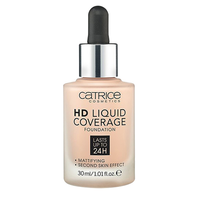 Тон.крем CATRICE HD Liquid Coverage Foundation т.010 светло - беж.