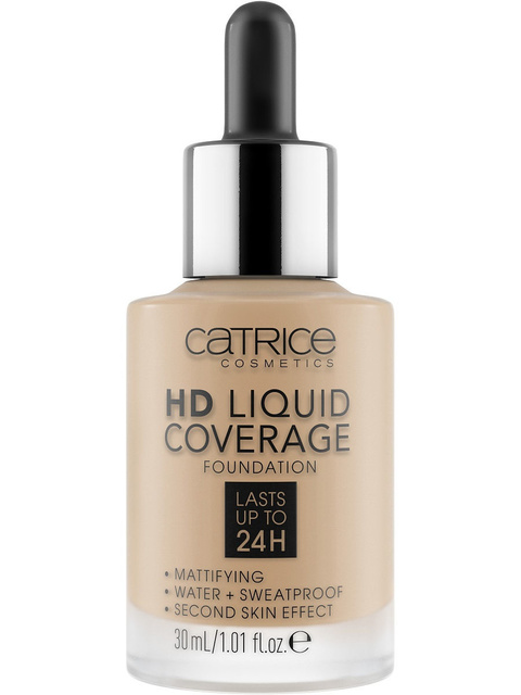 Тон.крем CATRICE HD Liquid Coverage Foundation т.040 темно - беж.