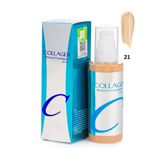 Enough Тональная основа с коллагеном 3 в 1 Enough 3in1 Collagen foundation #21 100мл