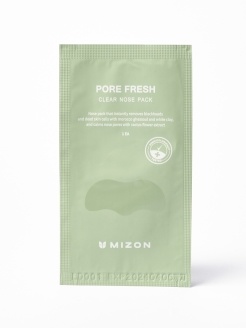 MIZON Pore Fresh Clear Патчи для носа очищающие Nose Pack