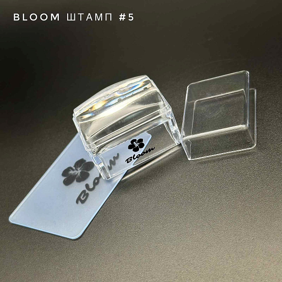 Штамп для стемпинга Bloom №5 (прямоугольный+пластина)