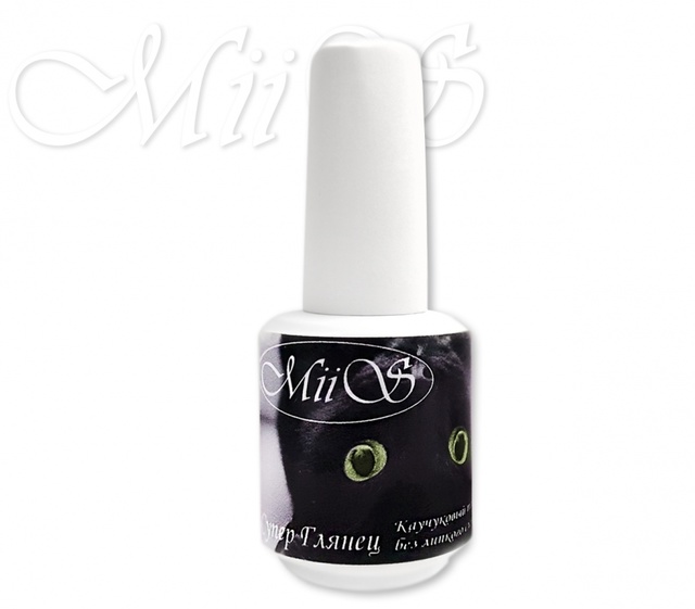 MiiS Rubber Top Супер Глянец 15ml (без липкого слоя)